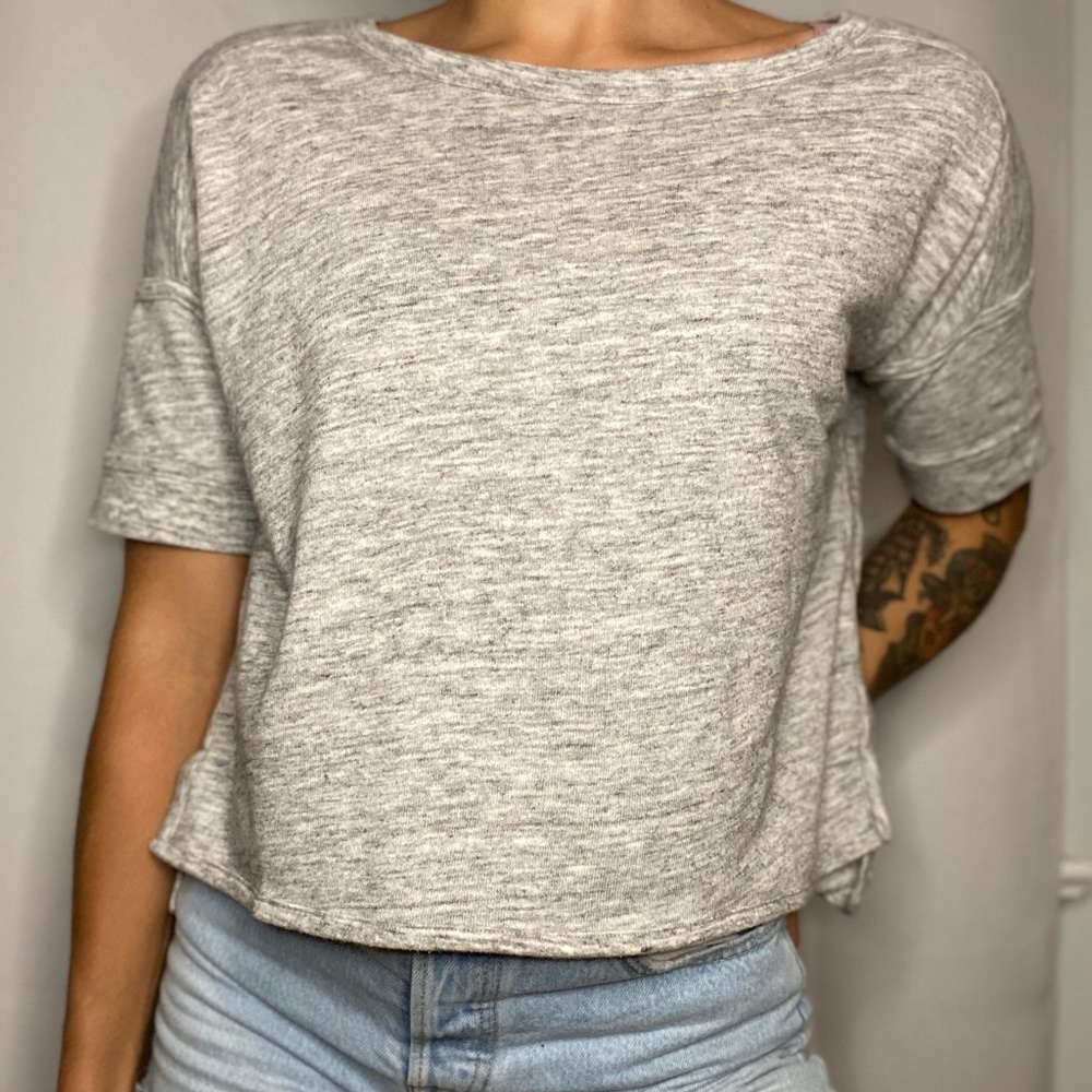 Heather Gray Top
